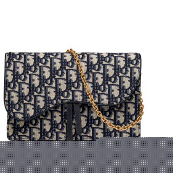 D*or blue oblique jacquard s5614ctzq_m928 (19cm*9.5cm*3cm)